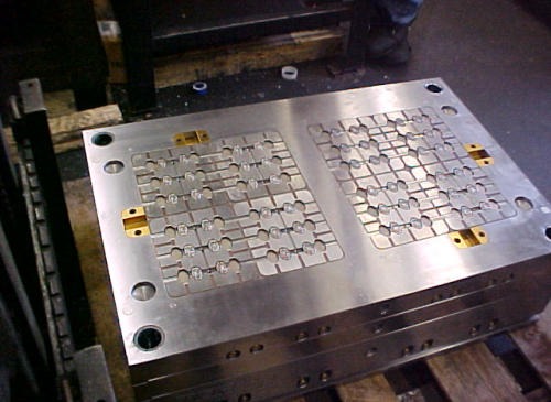 Finished forty-eight-cavity closure mold